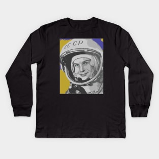 First Woman in Space Kids Long Sleeve T-Shirt